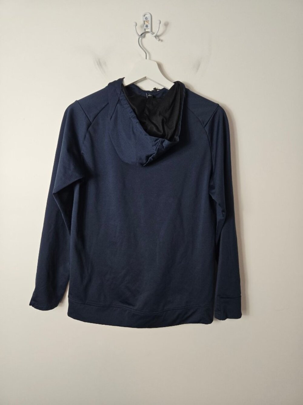 UNRL Youth Size L Crossover Hoodie II Pullover Midweight Sweatshirt Navy - Picture 4 of 10